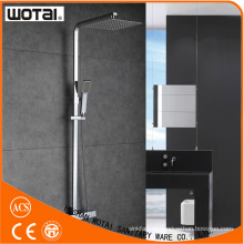 Wotai Squre Chrome Finished Thermostatic Shower Faucet